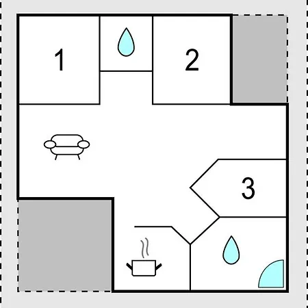Three-bedroom With A Hot Tub 01 度假居 *